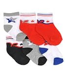 Rocawear "Star Collection" Quarter Crew Socks 6-Pack (Sizes 0M - 24M)