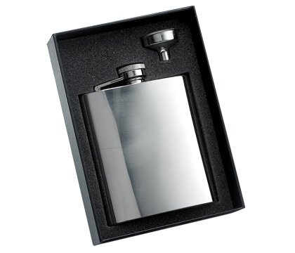 Inexpensive Engraved Stainless Steel Hip Flask