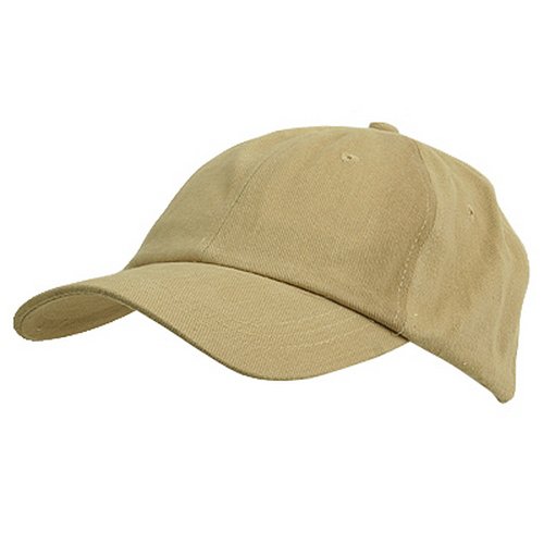 Top Quality 6 Panel Light Cotton Cap / Khaki W36S54F