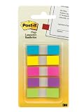 Post-it Flags, 1/2-inch, Assorted Colors, 100 Flags per Dispenser (683-5CB)