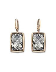 Swarovski Crystal Nirvana Crystal Silvernight Pierced Earrings