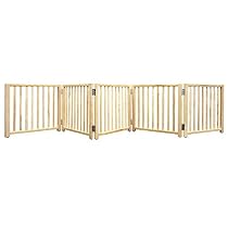 Four Paws Wood Folding 5 Panel Dog Gate 48, 110 x 17