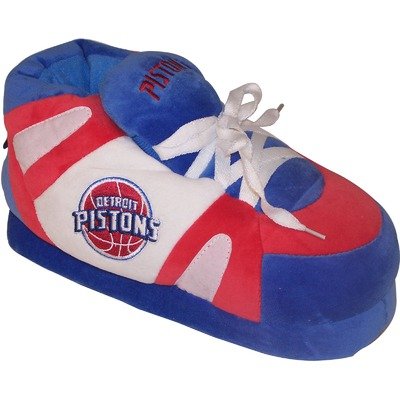 Detroit Pistons Boot Slipper Size: 8-9.5, Color: Red / Blue
