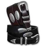 Brighton Big Men's Taper Concho Belt - Sizes: 34-56