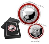 St. Louis Blues Silver Coin Ornament