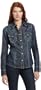 True Religion Womens Rocky Denim Western Shirt, Claim Jumper, Large