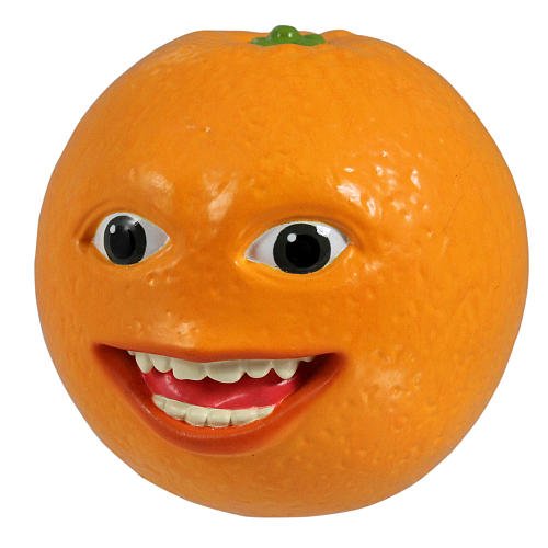 Annoying Orange - Collectible Talking PVC Figure - SMILIN' ORANGE (4 inch scale)