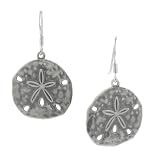 Sterling Silver Sand Dollar Earrings