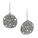 Sterling Silver Sand Dollar Earrings