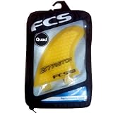 41tOjHIdH1L. SL160  FCS SF 4 PC Stretch Quad Surfboard Fin Set   Large