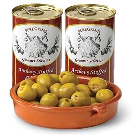 2-Pack - Anchovy Stuffed Olives by La Tienda