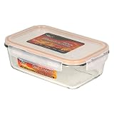 Lock and Lock Glass 3.8 Cup Rectangle Storage Dish