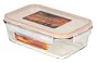 Lock & Lock Glass 3.8 Cup Rectangle Storage Dish