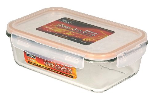 Lock & Lock Glass 3.8 Cup Rectangle Storage Dish