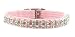 Light Pink Rhinestone Cat Collar By FURRY (Medium)