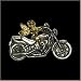 Guardian Angel Biker Pin