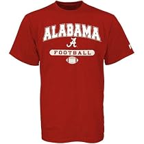 Russell Alabama Crimson Tide Crimson Football T-shirt