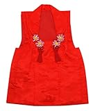 ［京都きもの町］ 被布コート 単品 赤色 被布 七五三 (AC無地)