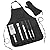 Picnic at Ascot B.B.Q-Chef's Barbecue Apron and Tools
