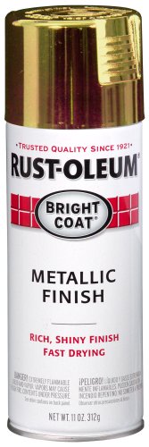 Rust-Oleum 7710830 Bright Coat Metallic Color Spray, Gold, 11-Ounce Rust-Oleum 7710830 Bright Coat Metallic Color Spray, Gold, 11-Ounce