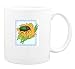 Mug with bug, flower, dandelion, insect, beetle