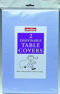 Childrens Toyshop  Toys : Catering Tableware | Paper Tablecover Pale Blue
