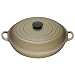 Le Creuset Cast Iron Shallow Casserole, Almond, 30 cm