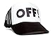 OFF! Unisex-Adult Curved Bill One-Size Truckers Hat (Black/White)