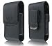 Premium Vertical Leather Pouch Case with Belt Clip for Apple iPhone 4S 4-S