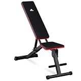 adidas Essential Utility Weight Bench Adjustable - Grey/Red