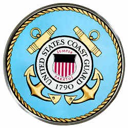 Cover image : Glassmasters U.S. Coast Guard Semper Paratus Stained Glass Suncatcher