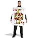 King of Hearts Deluxe Playing Card Adult Halloween Costume (L/XL)