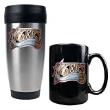 Philadelphia 76ers Travel Mug & Coffee Cup Set