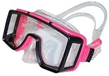Pink Tilos 3 Window Silicone Scuba Diving & Snorkeling Mask Dive Diver Snorkel