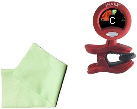 Oboe Tuner Pack - Snark SN2 All Instrument Tuner with Tap Tempo Metronome Includes Bonus Oboe Cleaning Cloth