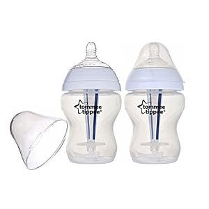 Tommee Tippee 2-Pack Closer to Nature Sensitive Tummy Bottle 9oz
