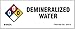 Brady 20373LS Chemical, Biohazard and Hazardous Material Labels, Self-Sticking, Polyester, 3.875" x 1.5", Black/Blue/Red/Yellow On White (Pack of 50)