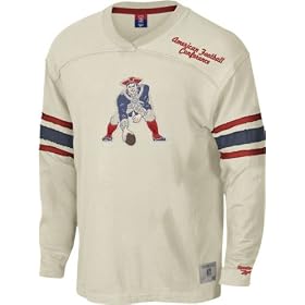 New England Patriots -Putty- Gridiron Classics Flawless City Long Sleeve Jersey Shirt