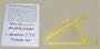 Yellow Budget Skinfold Caliper with Instructions Model C-111Y