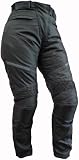 Damen Motorrad Hose Motorradhose Farbe : Schwarz Gr.XL