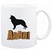 Mug White " Belgian Sheepdog ... ARRRRR!!! " Dogs