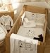 Lollipop lane 'Cappuccino Bear' Cot/Cotbed 5 piece Bedding Set
