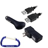 41tPBsHMAUL. SL160  Sony Bloggie PM5 / PM5K High Definiton Digital Video Camera / Recorder Bundle Pack: USB Extension, Car Charger, and Wall / Travel Charger with Free Carabiner Key Chain