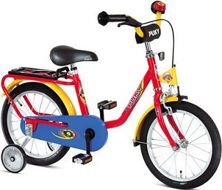 Childrens Toyshop  Toys : Puky Z8 bicycle 4303 (Red)
