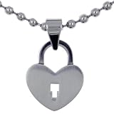 Heart Lock Stainless Steel Pendant Gifts For Men