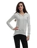 Doublju Womens Hoodie with Unique Hem Line 41tPDTSKr1L. SL160 Doublju Womens Hoodie with Unique Hem Line