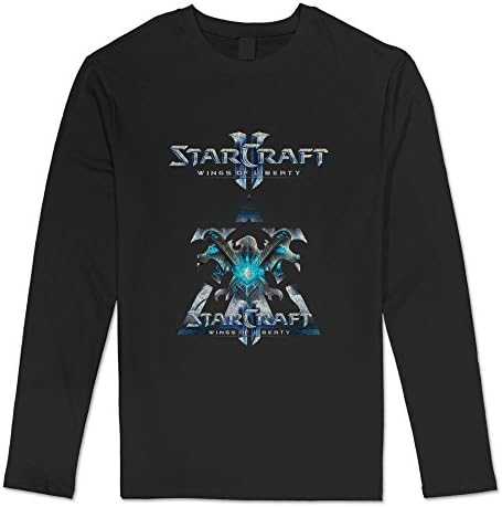 LionLi Men's Black StarCraft II: Wings Of Liberty Tee Size XL