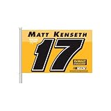 Matt Kenseth NASCAR Car Flag - 17 - Set of 2