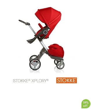 Stokke&reg; Xplory&reg; Pushchair - Red