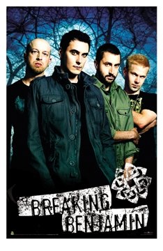 BREAKING BENJAMIN POSTER WE ROCK BAND NEW COLOR W 1382